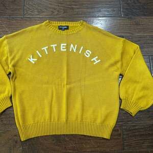Kittenish Mustard Yellow Oversized‎ Sweater